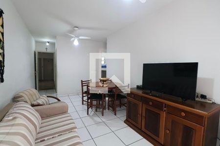 Sala de apartamento para alugar com 2 quartos, 65m² em Balneario Cidade Atlantica, Guarujá