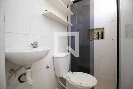 Banheiro da Suíte de kitnet/studio para alugar com 1 quarto, 30m² em Águas Claras, Brasília