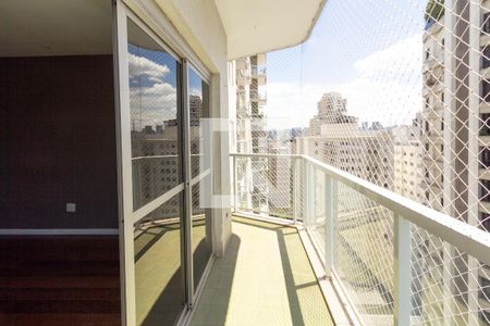 Varanda da Sala de apartamento para alugar com 4 quartos, 230m² em Itaim Bibi, São Paulo