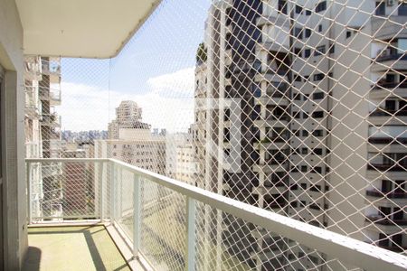 Varanda da Sala de apartamento para alugar com 4 quartos, 230m² em Itaim Bibi, São Paulo