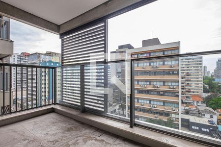 Studio - Varanda de kitnet/studio à venda com 1 quarto, 38m² em Jardim Paulista, São Paulo