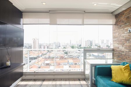 Varanda  de kitnet/studio para alugar com 1 quarto, 35m² em Vila Gomes Cardim, São Paulo