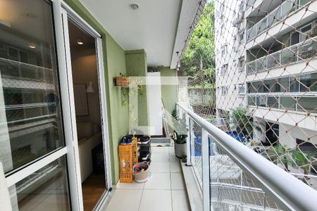 Sala /Varanda de apartamento à venda com 2 quartos, 70m² em Botafogo, Rio de Janeiro