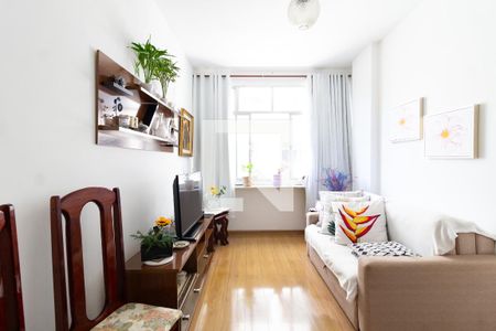 Sala  de apartamento à venda com 1 quarto, 40m² em Botafogo, Rio de Janeiro