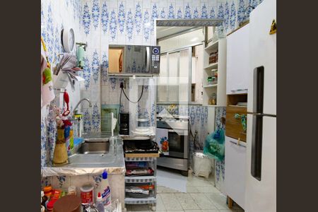 Cozinha  de apartamento à venda com 1 quarto, 40m² em Botafogo, Rio de Janeiro