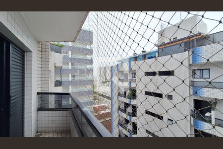 Vista da Sala de apartamento para alugar com 2 quartos, 98m² em Caiçara, Praia Grande