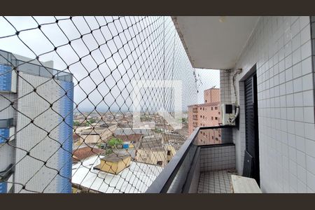 Vista da Sala de apartamento para alugar com 2 quartos, 98m² em Caiçara, Praia Grande