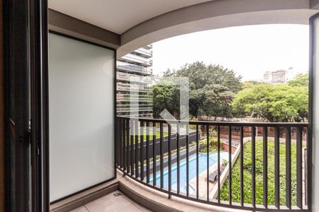 Varanda de kitnet/studio para alugar com 1 quarto, 25m² em Santa Ifigênia, São Paulo