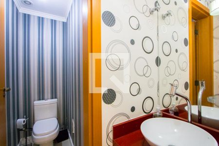 Lavabo de apartamento à venda com 3 quartos, 126m² em Vila Scarpelli, Santo André