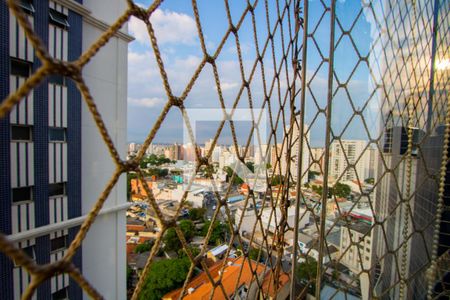 Vista da varanda de apartamento à venda com 3 quartos, 126m² em Vila Scarpelli, Santo André