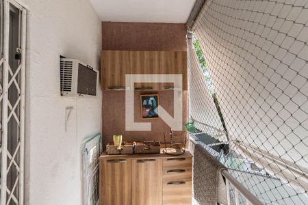 Varanda da Sala de apartamento à venda com 1 quarto, 57m² em Benfica, Rio de Janeiro