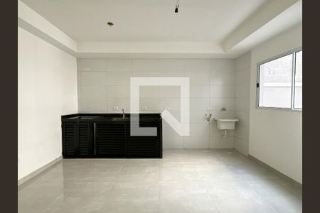 Sala/Cozinha de apartamento para alugar com 1 quarto, 49m² em Vila Mangalot, São Paulo