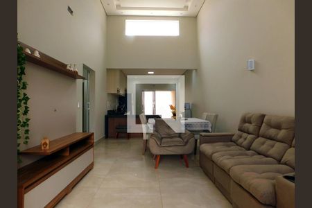 Sala  de casa de condomínio para alugar com 3 quartos, 130m² em Vila Monte Alegre, Paulínia