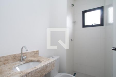 Banheiro de kitnet/studio à venda com 1 quarto, 29m² em Vila Galvão, Guarulhos