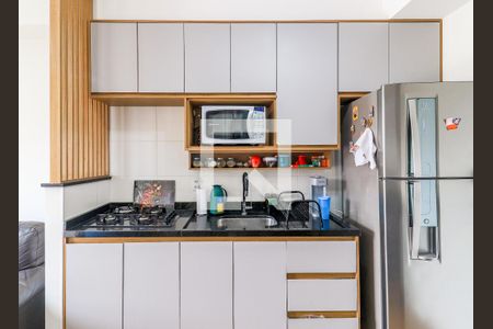 Cozinha de apartamento para alugar com 1 quarto, 29m² em Vila das Belezas, São Paulo