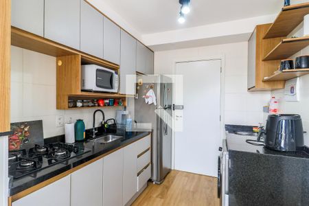 Cozinha de apartamento para alugar com 1 quarto, 29m² em Vila das Belezas, São Paulo