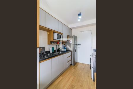 Cozinha de apartamento para alugar com 1 quarto, 29m² em Vila das Belezas, São Paulo