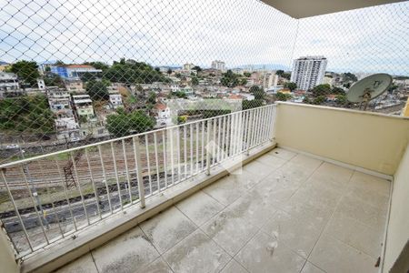 Varanda da Sala de apartamento para alugar com 2 quartos, 75m² em Lins de Vasconcelos, Rio de Janeiro