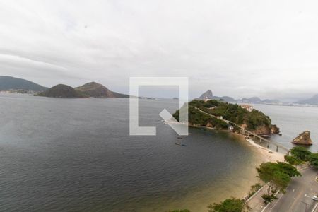 Vista da Sala de apartamento à venda com 3 quartos, 280m² em Boa Viagem, Niterói