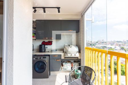 Varanda gourmet de apartamento à venda com 2 quartos, 55m² em Vila Osasco, Osasco