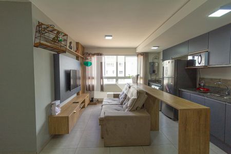 Sala de apartamento à venda com 2 quartos, 54m² em Fátima, Canoas