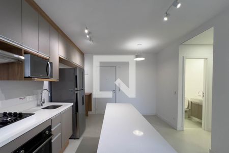 Sala e cozinha de apartamento para alugar com 2 quartos, 51m² em Vila Mariana, São Paulo