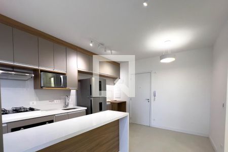 Sala e cozinha de apartamento para alugar com 2 quartos, 51m² em Vila Mariana, São Paulo