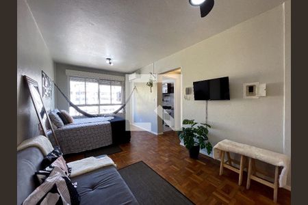 sala de apartamento para alugar com 1 quarto, 36m² em Centro, São Leopoldo