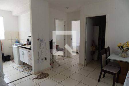 Sala de apartamento para alugar com 2 quartos, 44m² em Icaivera, Contagem