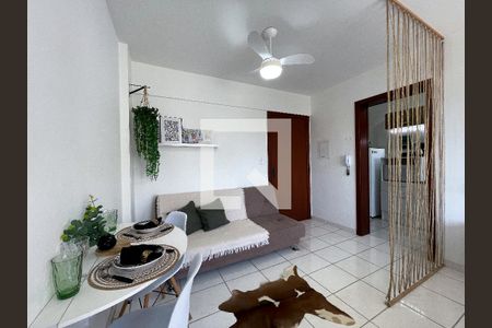 sala de apartamento para alugar com 1 quarto, 36m² em Centro, São Leopoldo