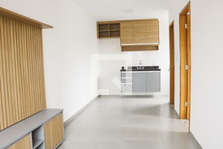 Sala/Cozinha de apartamento para alugar com 1 quarto, 38m² em Vila Isolina Mazzei, São Paulo