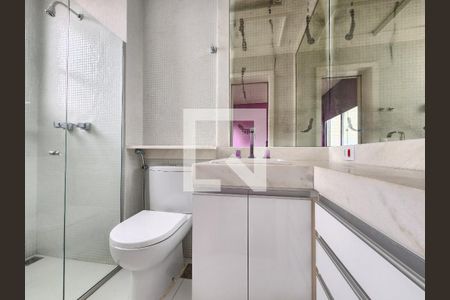 Banheiro da Suíte de apartamento à venda com 3 quartos, 102m² em Belvedere, Belo Horizonte