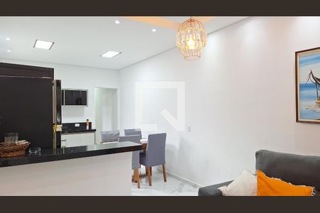 Sala de casa para alugar com 3 quartos, 405m² em Maracanã, Praia Grande