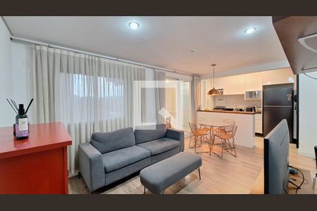 Sala de apartamento à venda com 1 quarto, 64m² em Vila Anastácio, São Paulo