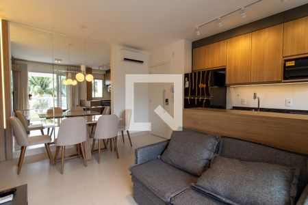 Sala de apartamento para alugar com 1 quarto, 42m² em Centro, Campinas