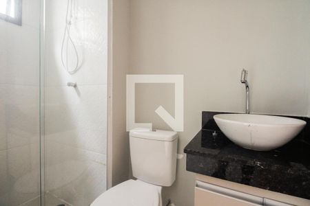 Banheiro  de kitnet/studio para alugar com 1 quarto, 32m² em Vila Gomes Cardim, São Paulo