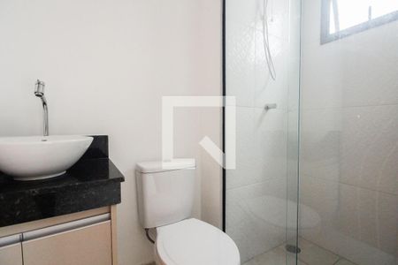 Banheiro  de kitnet/studio para alugar com 1 quarto, 32m² em Vila Gomes Cardim, São Paulo