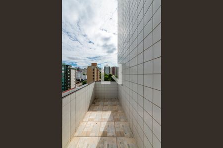 Varanda da Sala de apartamento para alugar com 3 quartos, 94m² em Nova Granada, Belo Horizonte