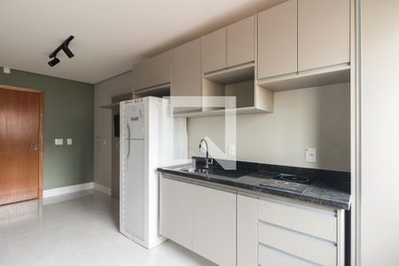 Studio - Cozinha de kitnet/studio para alugar com 1 quarto, 24m² em Vila Gomes Cardim, São Paulo