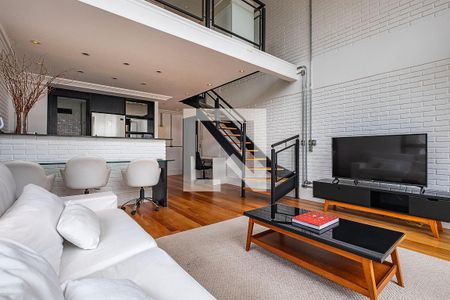 Sala/Cozinha de apartamento à venda com 1 quarto, 75m² em Cerqueira César, São Paulo