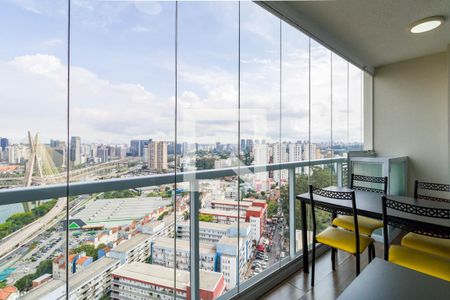 Sacada de apartamento à venda com 1 quarto, 36m² em Real Parque, São Paulo