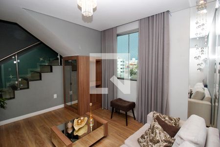 Sala de apartamento à venda com 4 quartos, 160m² em Eldorado, Contagem