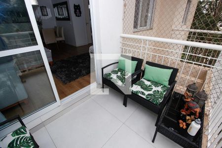 Varanda da Sala de apartamento à venda com 2 quartos, 69m² em Vila Suzana, São Paulo