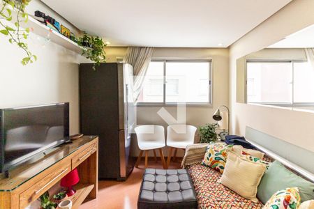 Sala de apartamento à venda com 2 quartos, 48m² em Barra Funda, São Paulo