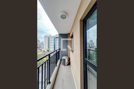 Varanda da Sala/Quarto de kitnet/studio à venda com 1 quarto, 25m² em Liberdade, São Paulo