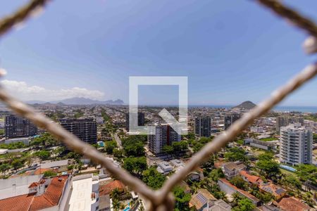 Varanda Vista de apartamento à venda com 3 quartos, 103m² em Recreio dos Bandeirantes, Rio de Janeiro