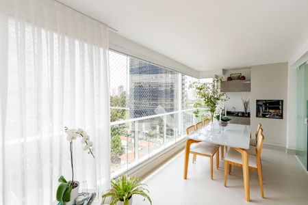 Varanda da Sala de apartamento à venda com 3 quartos, 105m² em Jardim Prainha, São Paulo