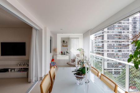 Varanda da Sala de apartamento à venda com 3 quartos, 105m² em Jardim Prainha, São Paulo