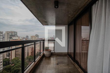 Varanda da Sala 1 de apartamento à venda com 4 quartos, 568m² em Pinheiros, São Paulo