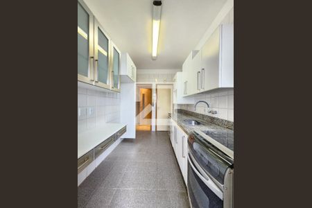 Cozinha de apartamento à venda com 3 quartos, 102m² em Belvedere, Belo Horizonte